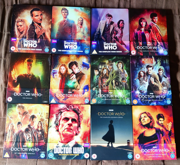 Mi colección Doctor Who Steelbook hasta la fecha