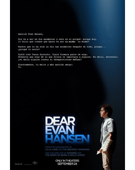 Por fin... Trailer de Querido Evan Hansen