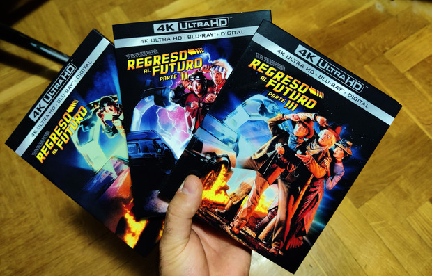 Custom Covers Trilogía Regreso al Futuro UHD BD
