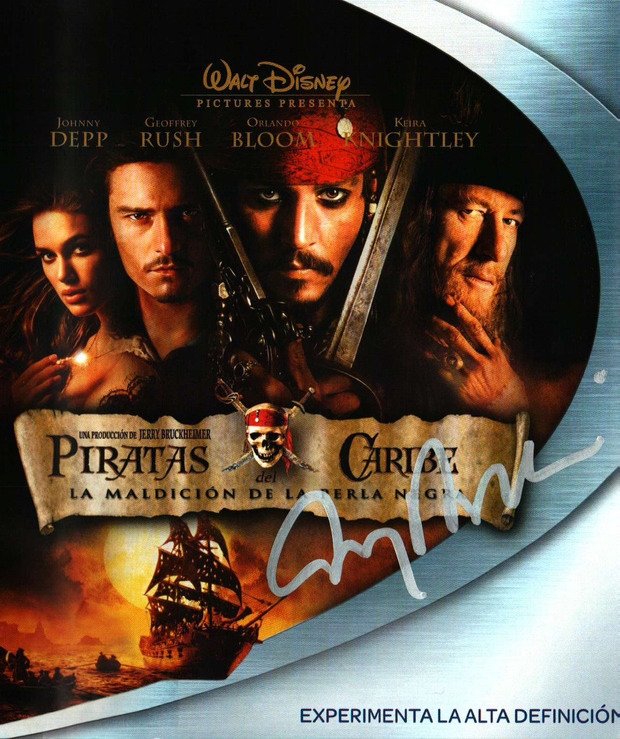 Piratas del Caribe, firmada por Jerry Bruckheimer