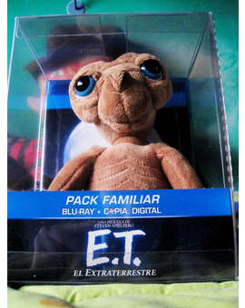 E.T. El Extraterrestre: Edición Peluche. Blu Ray Pack Delantera
