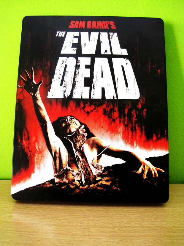 The Evil Dead. Blu-ray SteelBook. Delantera Sin Cubierta.