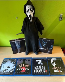 Mi colección de la saga SCREAM en Blu Ray + 4K