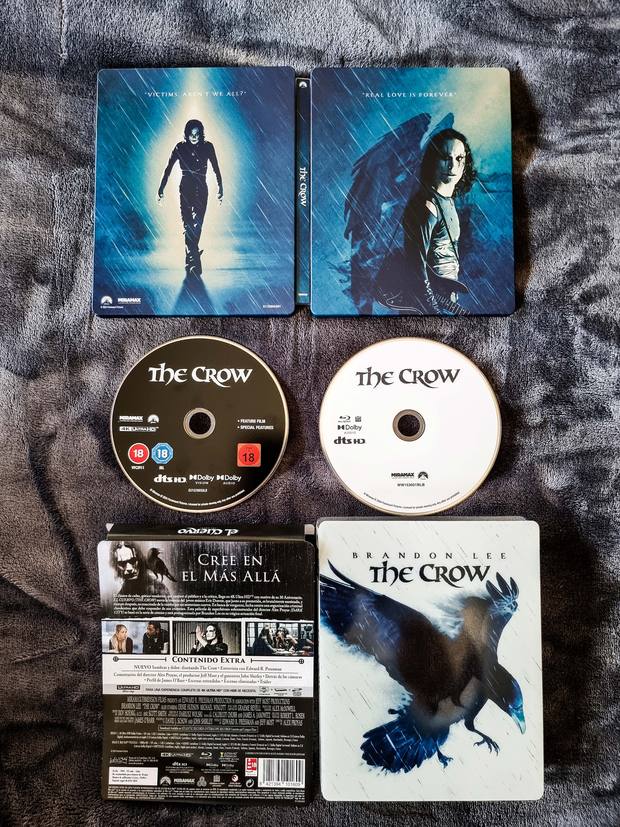 El cuervo - steelbook 4K UHD ^^ color azul 