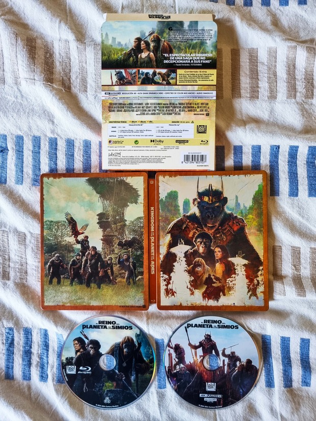 El reino del planeta de los simios - Steelbook 4K UHD 