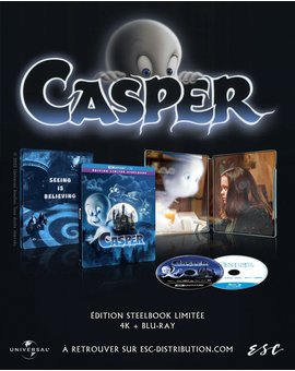 Así será la edición steelbook 4K UHD de Casper por 30 aniversario