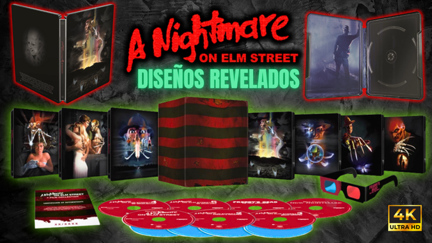 Diseños interior y exterior de la saga Pesadilla en Elm Street en 4K UHD