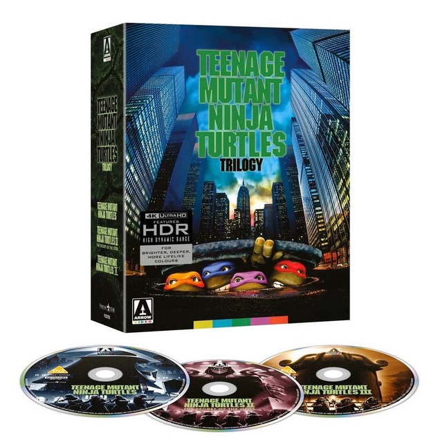 Tortugas Ninja la trilogía en 4K UHD