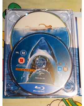 Tiburón: Blu Ray Digibook Discos