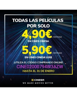 Código descuento Cinesa