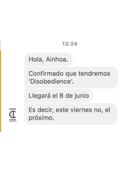 En Mallorca tendremos la oportunidad de ver Disobedience