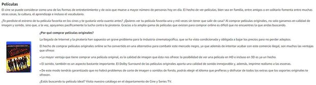 Las incoherencias de Amazon