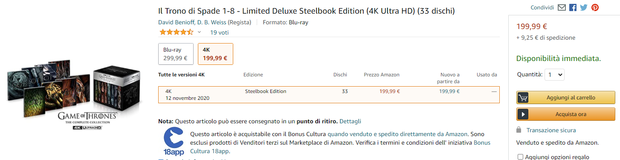 oferta italia juego tronos 4k