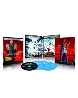 los diez mandamientos steelbook 4k