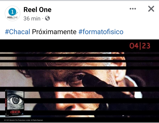 Chacal proximamemte