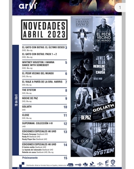 Novedades arvi abril