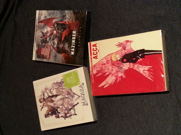 Últimas adquisiciones de anime.