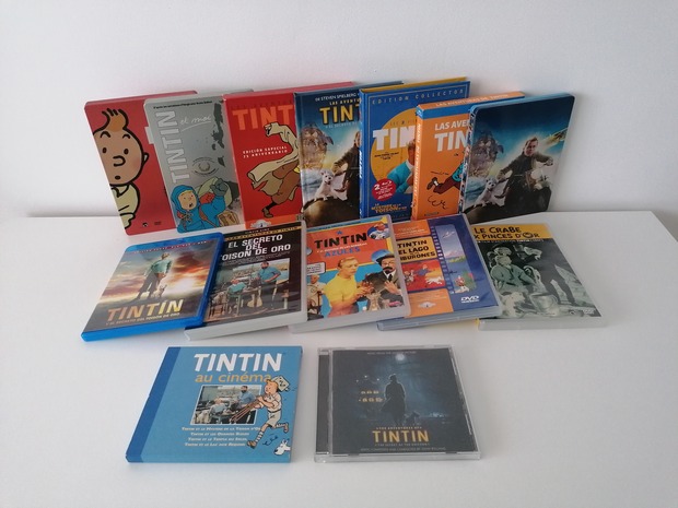 Tintín en el cine y TV: extractos de mi colección