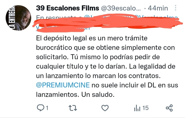 DEPÓSITO LEGAL en Blu-rays, para qué?