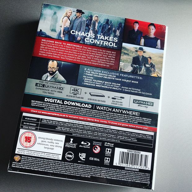 westworld temporada 2 4k+bluray castellano