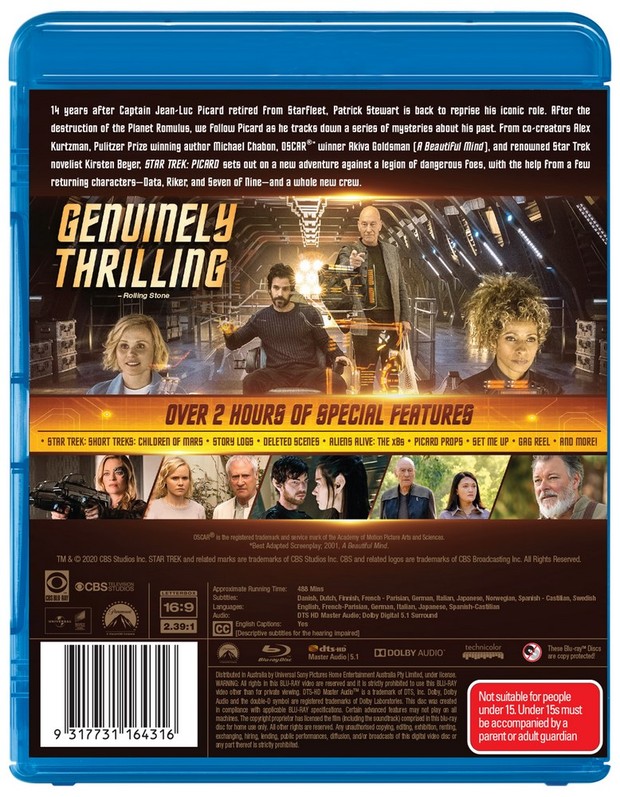 Star Trek: Picard. Bluray