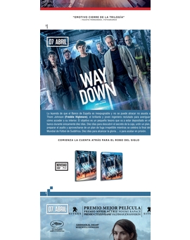 Way Down. Próximamente en blu-ray
