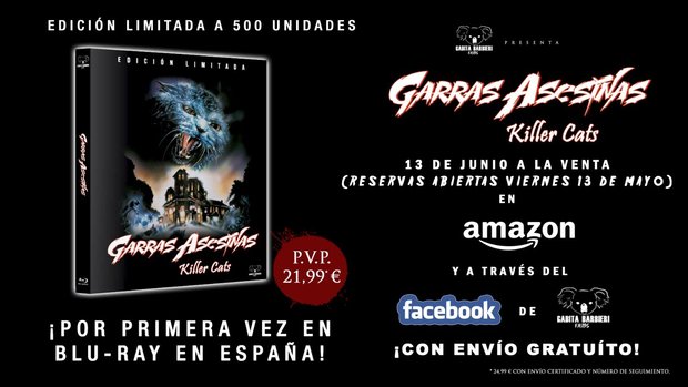 Garras asesinas. 13 de junio en blu-ray