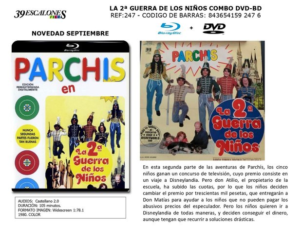 La segunda guerra de los niños. Próximamente en Blu-ray