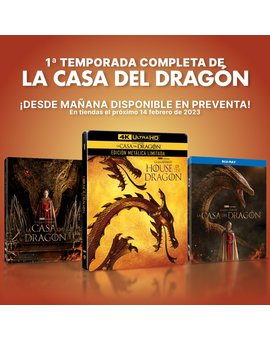La casa del dragón Temporada 1. Próximamente en formato físico en España