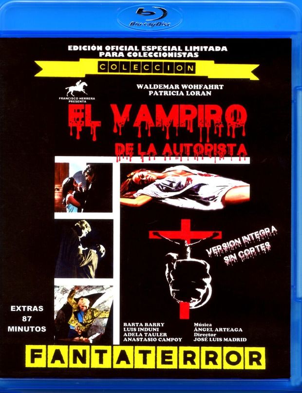El vampiro de la autopista. Edición española ya a la venta en blu-ray