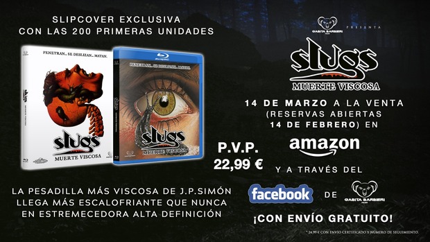 Slugs, muerte viscosa. En marzo en Blu-ray