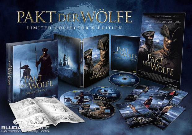 Impresionante edición alemana de El pacto de los lobos 4K