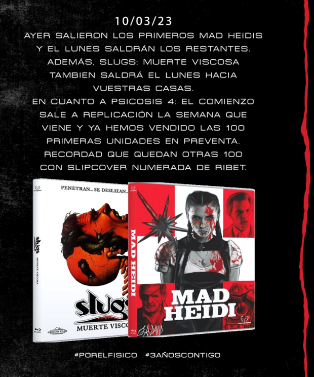 Mad Heidi y Slugs en reparto 
