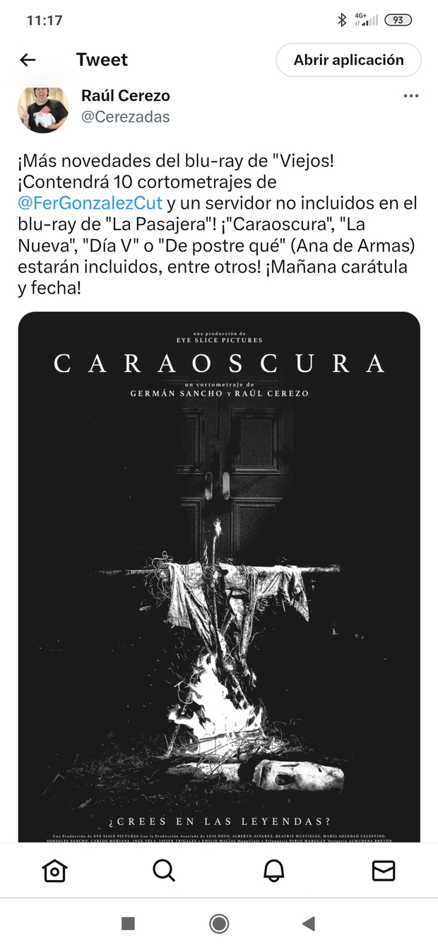 Viejos en Blu-ray. Mañana fecha de lanzamiento