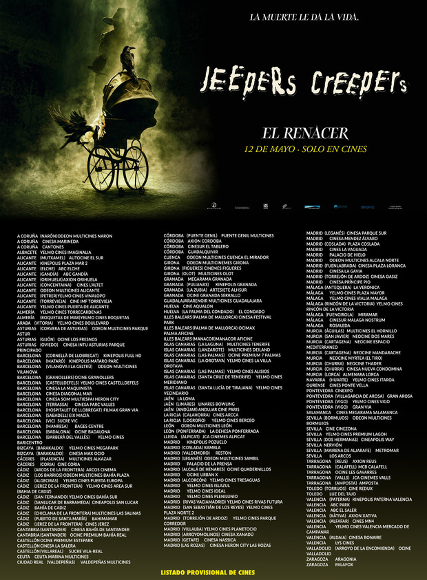 jeepers creepers 4. Hoy estreno en cines