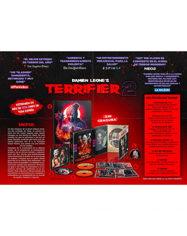 Saga Terrifier completa en Blu-ray. 