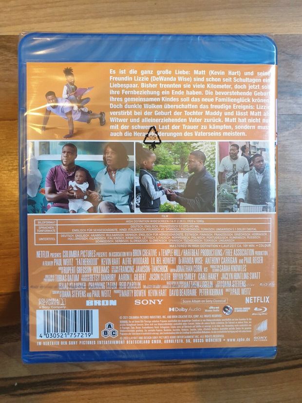 Fatherhood en Blu-ray
