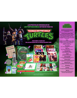 TEENAGE MUTANT NINJA TURTLES: LAS PELÍCULAS ORIGINALES 1 Y 2 Blu-ray 