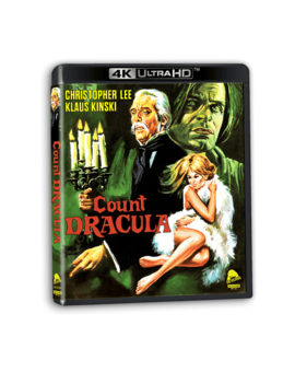El conde Drácula con castellano