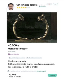 Oferta. Se vende mesita de comedor... 