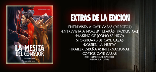 + extras para La mesita del comedor en Blu-ray