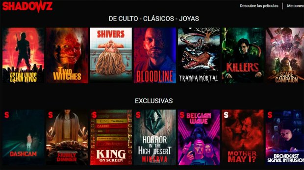 Nueva plataforma de cine de terror