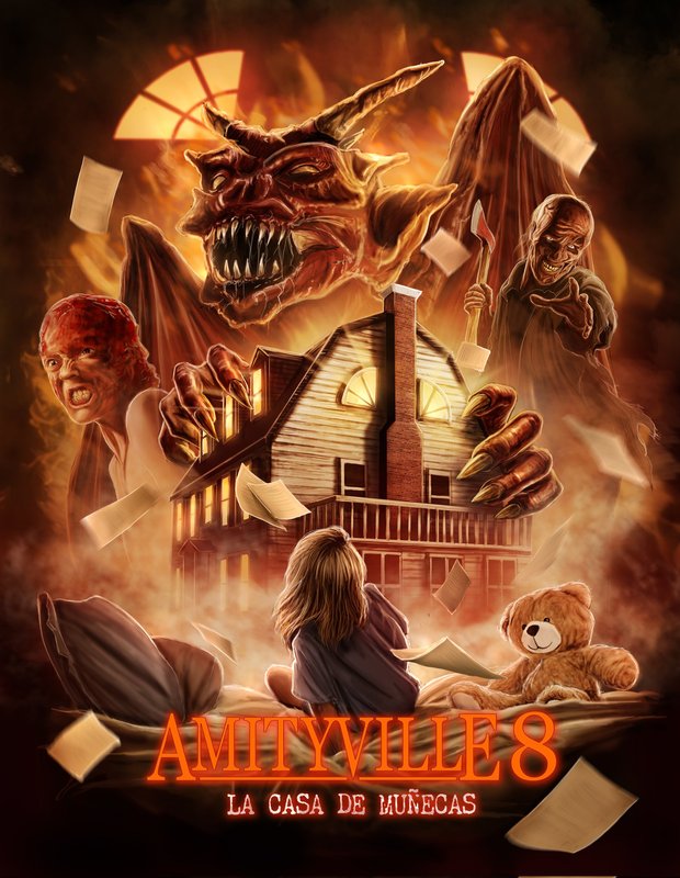 Slipcover de Amityville 8: la casa de muñecas. 1 de septiembre