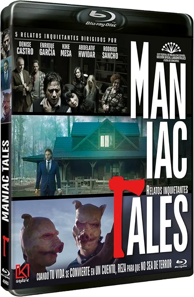 Maniac tales en septiembre en Blu-ray