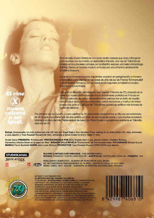 Emmanuelle a la venta el 20 de septiembre en blu-ray