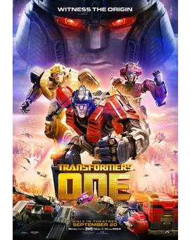 Transformers one. En diciembre en formato físico