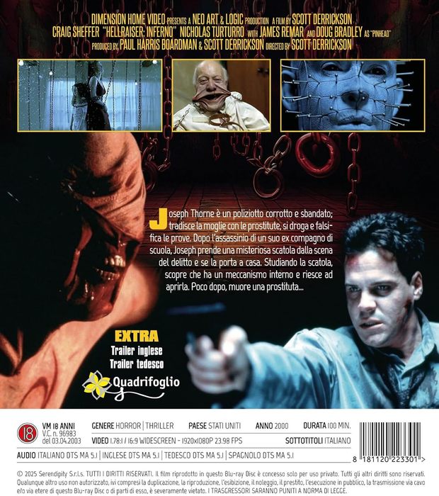 Hellraiser V en Italia