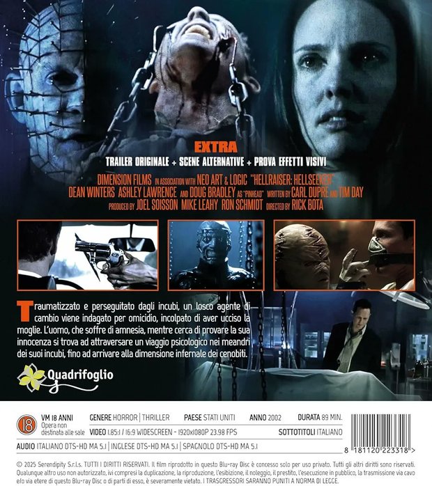 Hellraiser VI en Italia