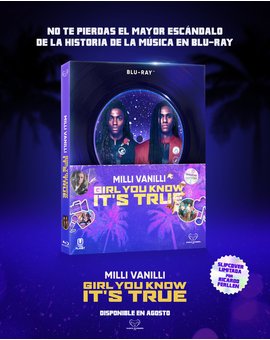 Slipcover Milli Vanilli. En agosto en Blu-ray