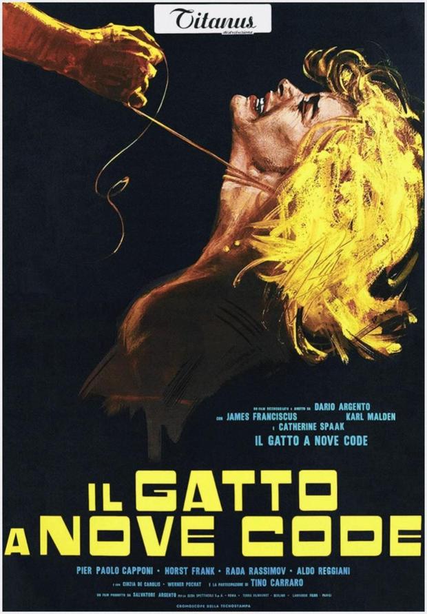 El gato de las 9 colas. Próximamente en Blu-ray